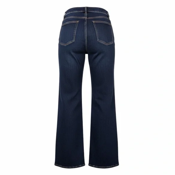 Well Worn High Rise Wide Leg Denim Jeans - Dark Wash. Like new. Size 6/28 - Picture 2 of 7